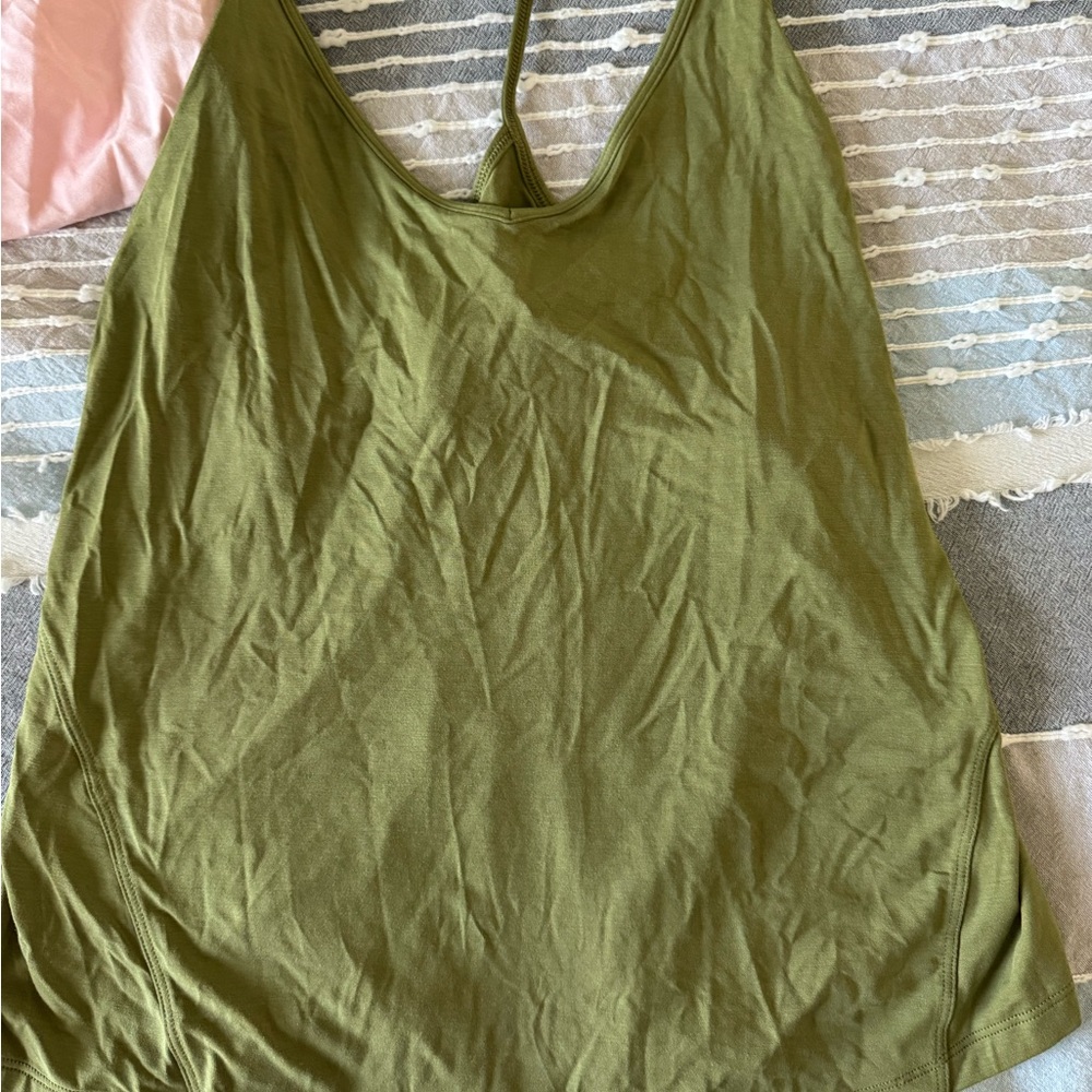 Olive Green lululemon Women's Tank Top 6